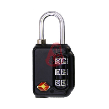 Tsa21031 3-Dial Code Lock Cable Combination Lock for Travelling Luggage Bag